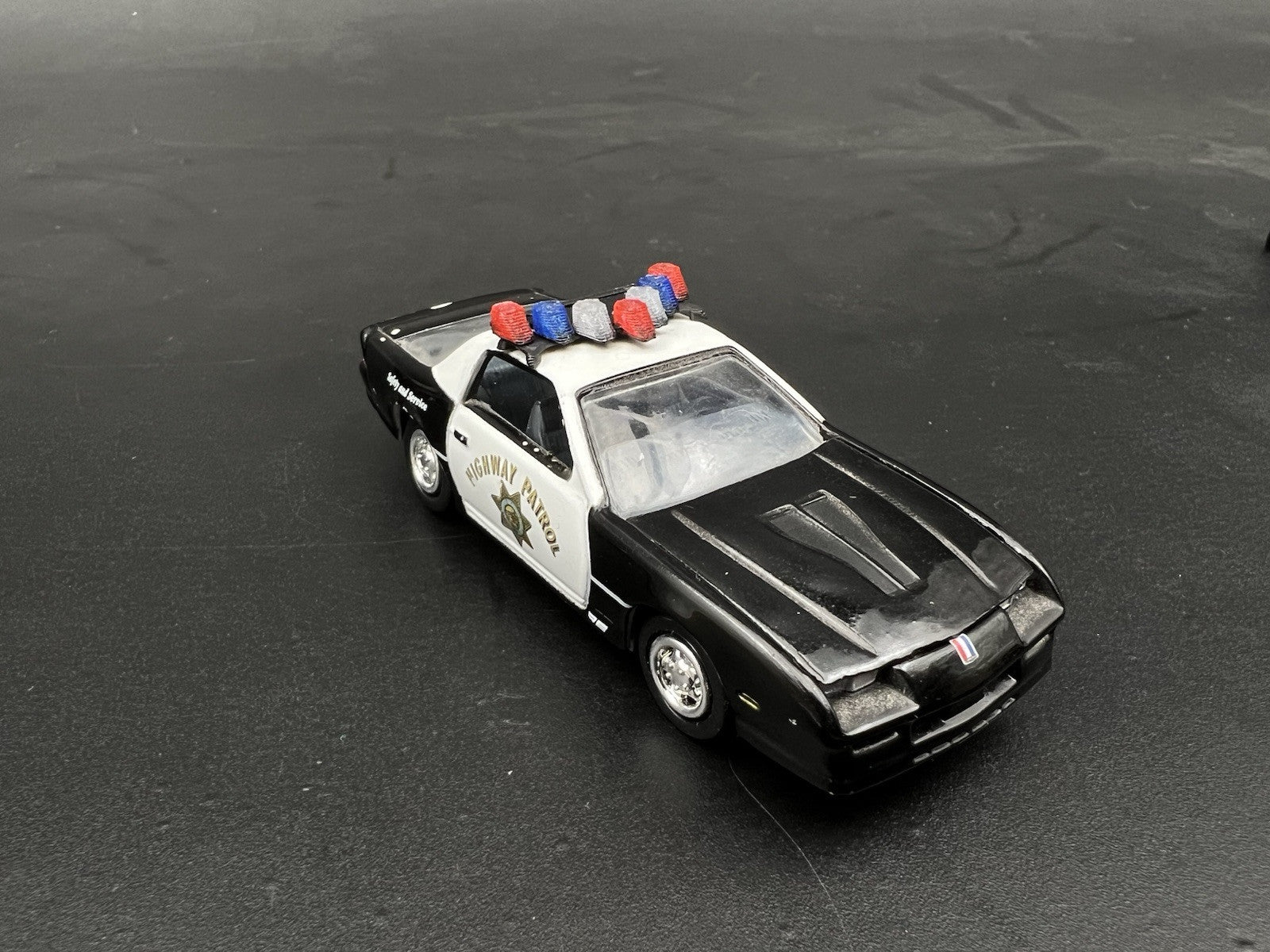 2-Pack 1/64 Scale Blue Red Vector Lightbar California Highway Patrol 6413 CHP4