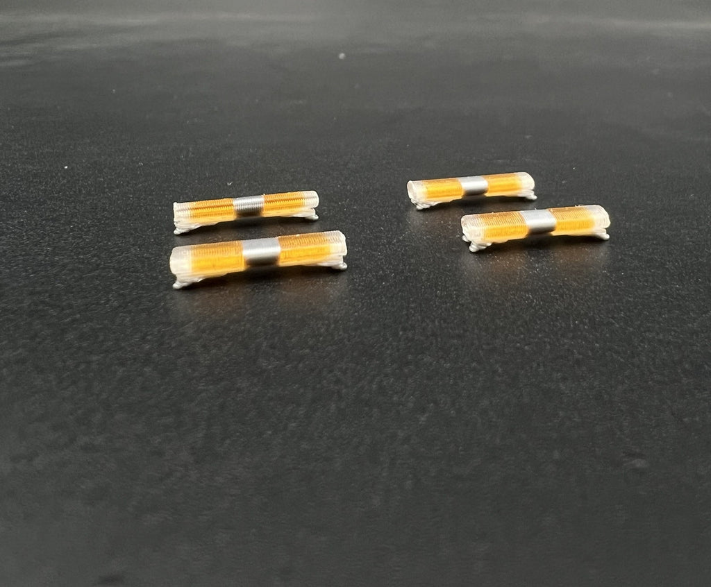 4 Pack 1/87 Amber Federal Signal Aerodynic Lightbar Work Truck Tow Security4