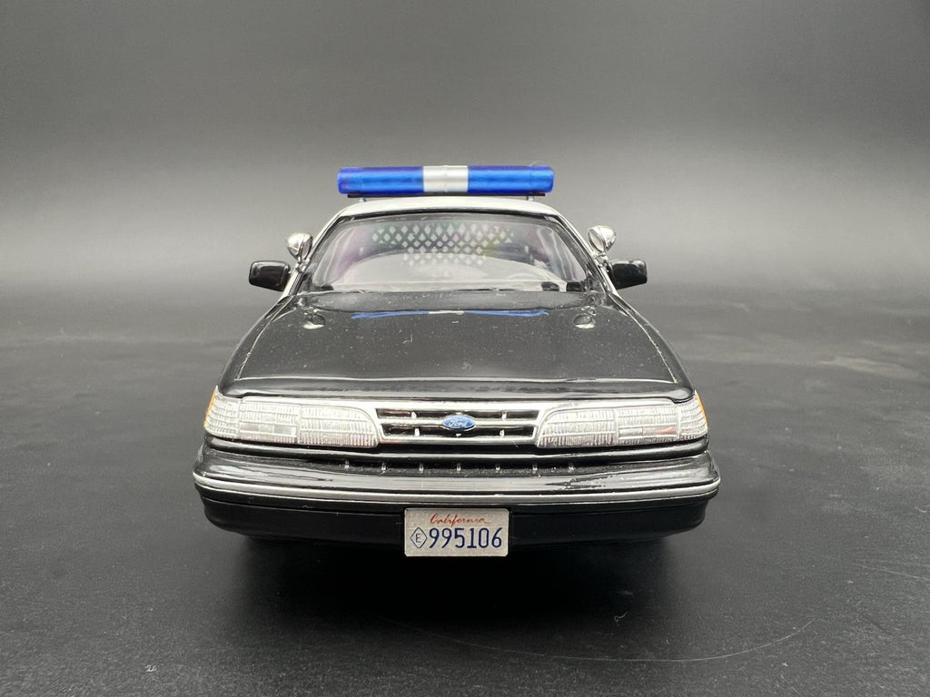 1/24 1/25 LED Ready AeroDynic Lightbar Blue Chrome Red State Police Sheriff4