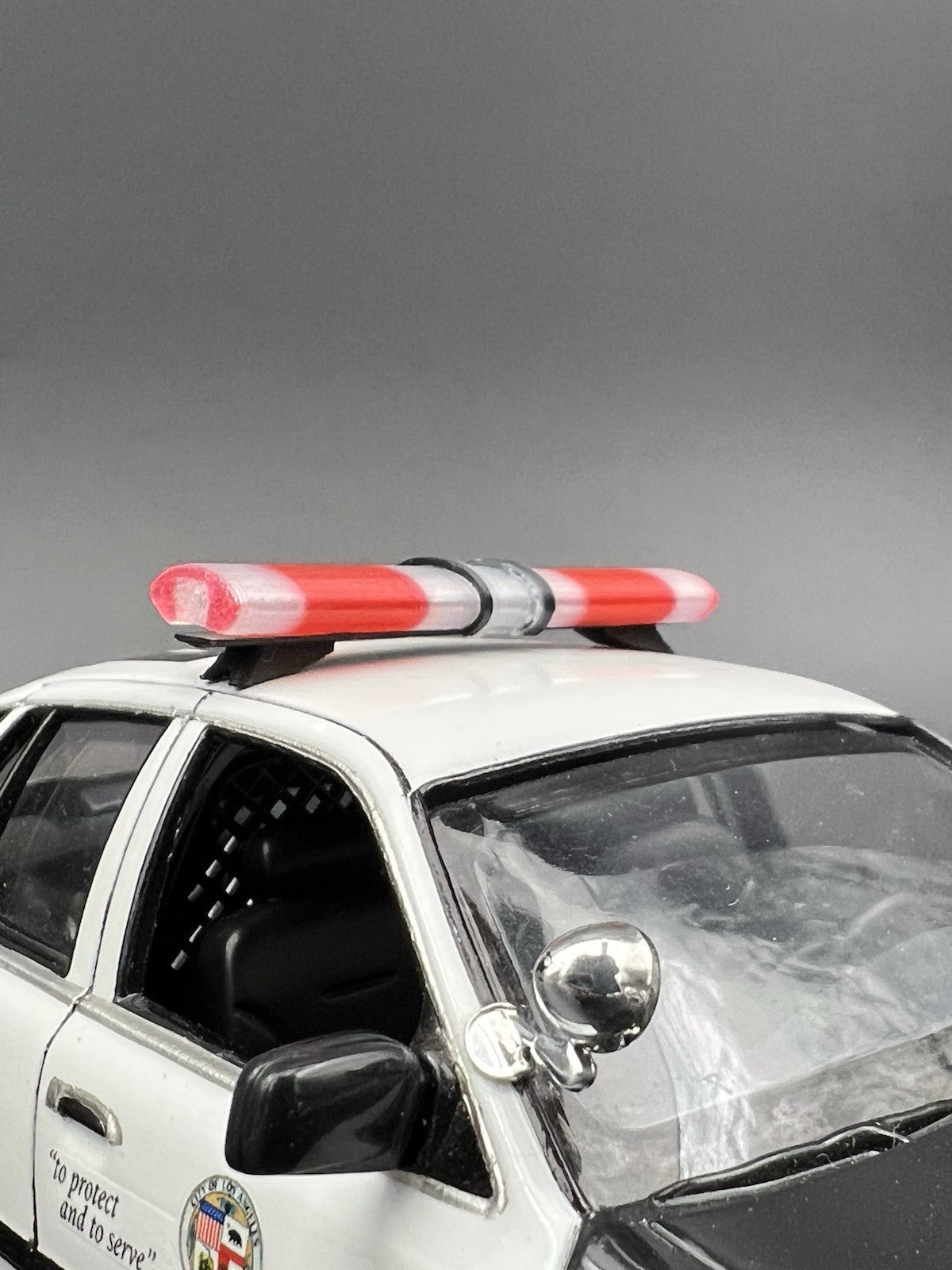 1/24 25 LED Ready NYPD Mustang Style Red Jetstream Lightbar New York Police Fire4