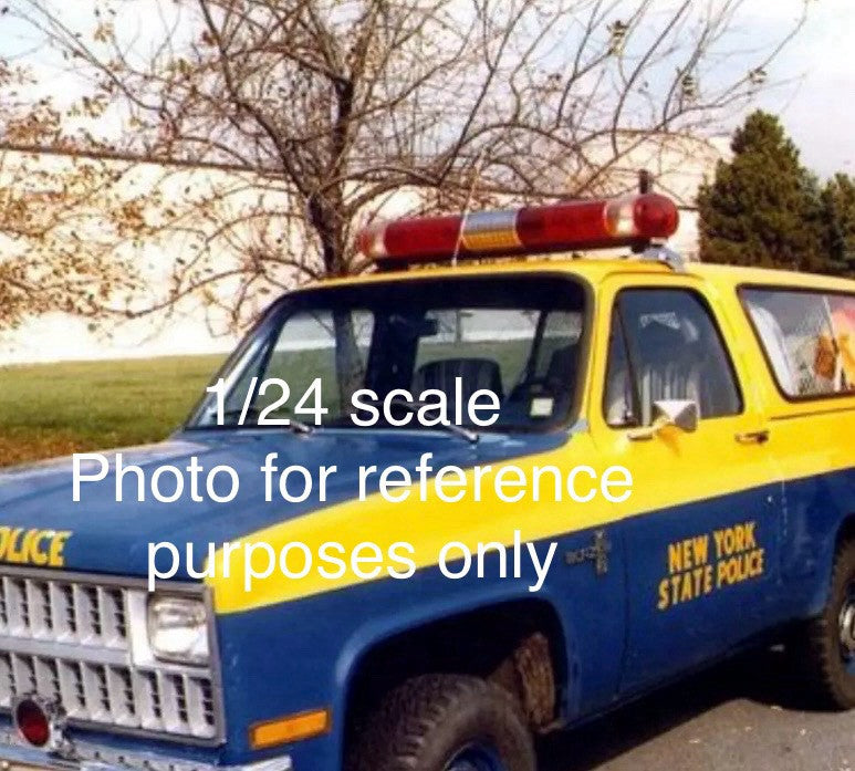1/24 1/25 LED Compatible AeroDynic Lightbar NYSP Red Clear New York State Police13