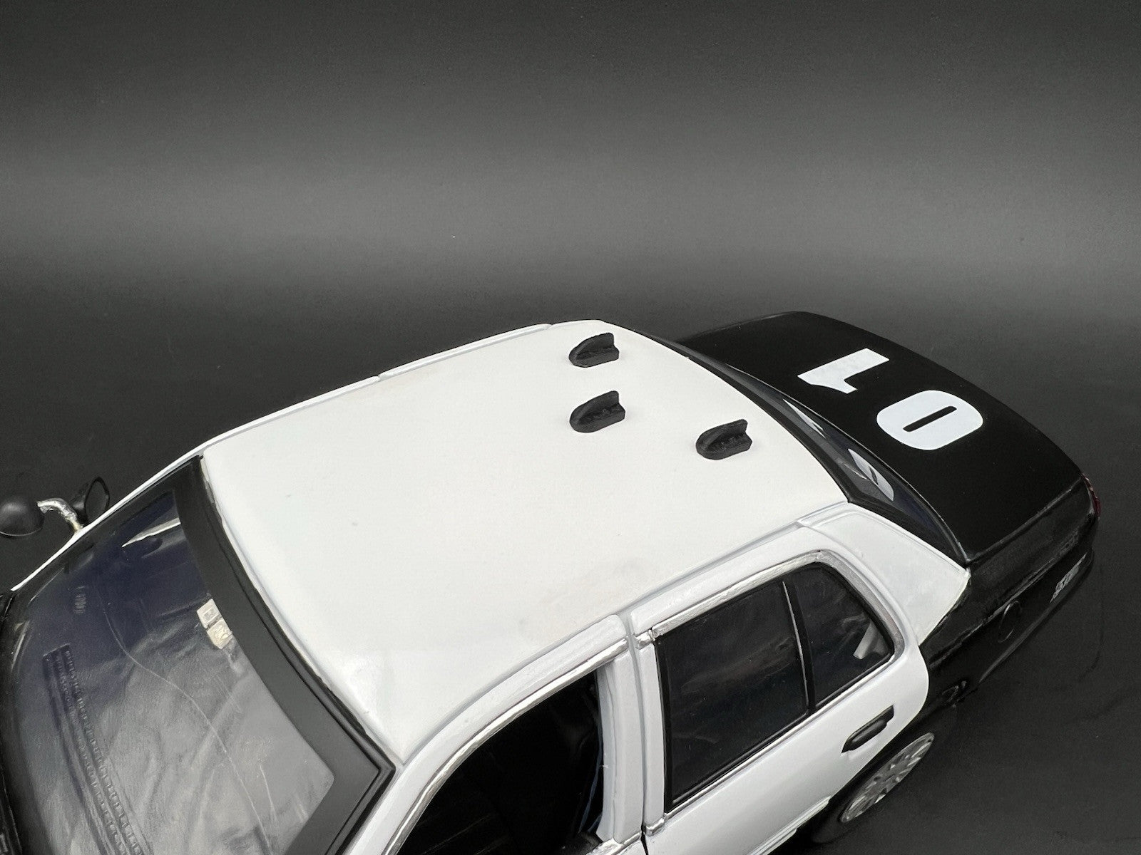 3-Pack 1/24 25 Scale Model Shark Fin Antenna LAPD Style Los Angeles Police 24317