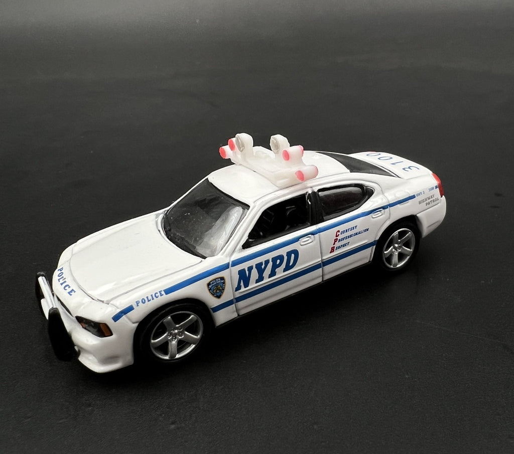 1/64 NYPD Highway Patrol (Down) Vintage High Riser Lightbar New York Police9