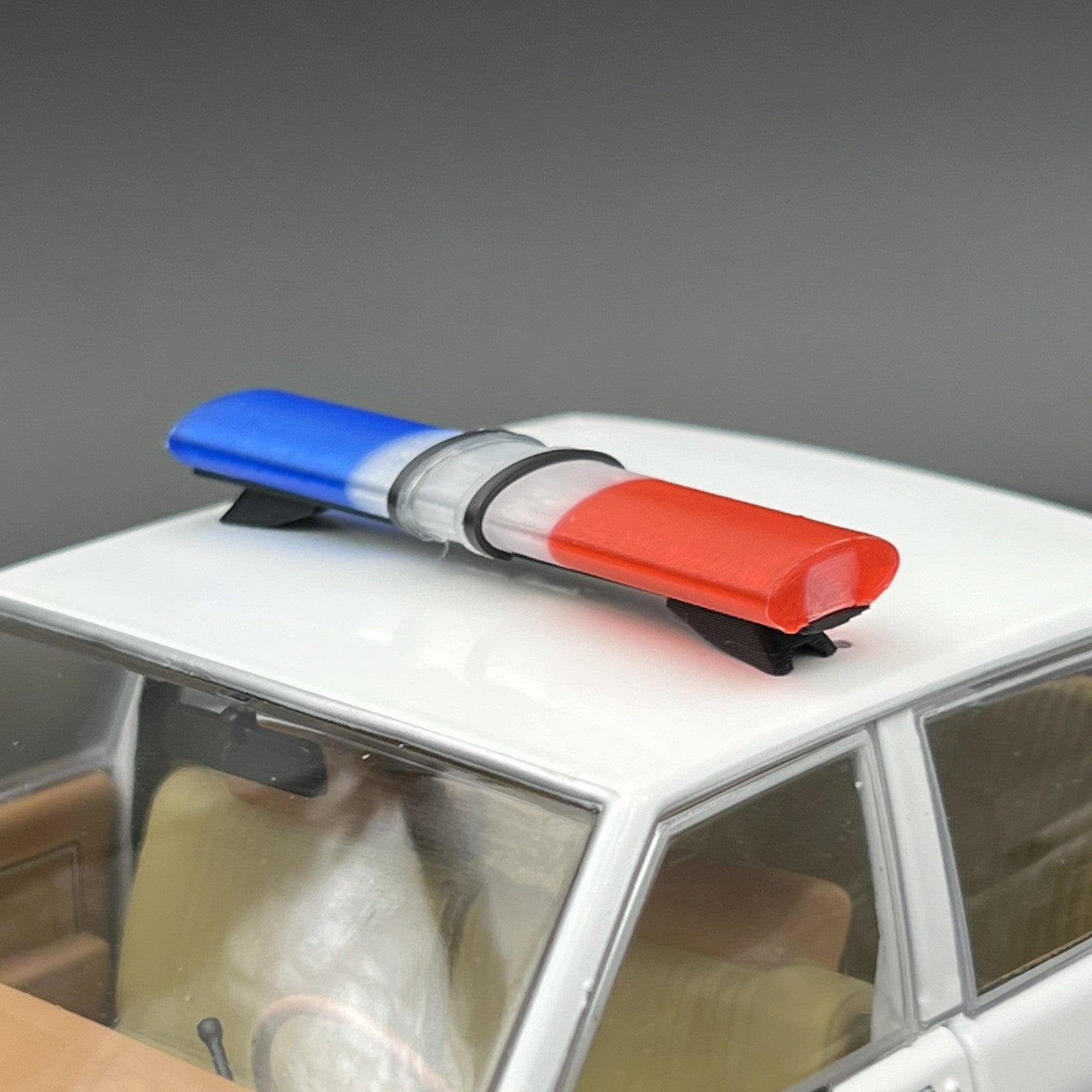 1/18 LED Ready Jetstrobe Jetstream Lightbar Blue Clear Red State Police Sheriff7