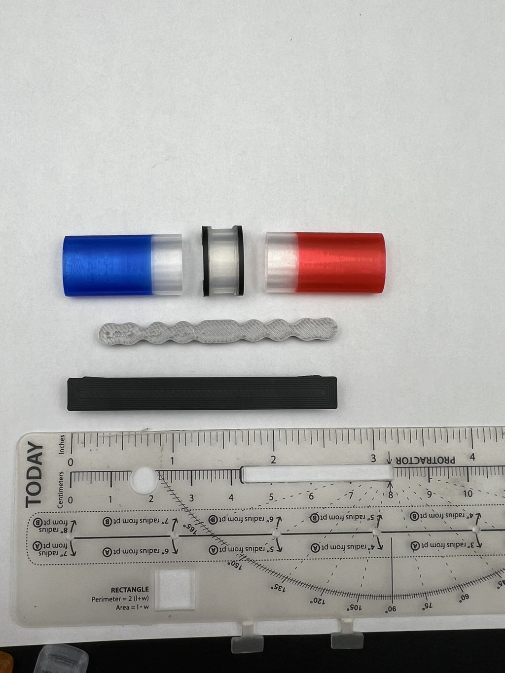 1/18 LED Ready Jetstrobe Jetstream Lightbar Blue Clear Red State Police Sheriff2