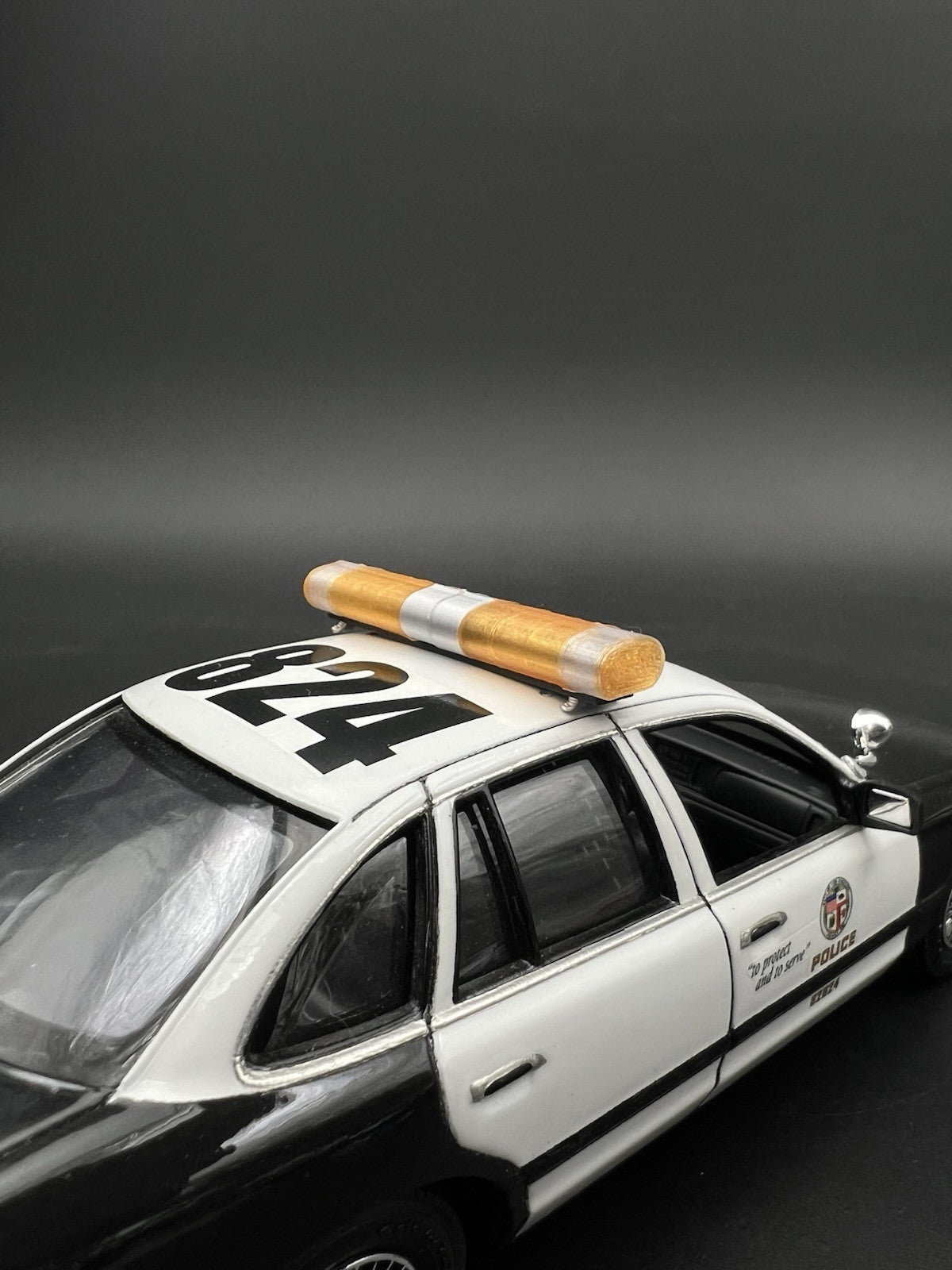 1/24 1/25 LED Compatible AeroDynic Lightbar Amber Clear Chrome Tow Work Truck5