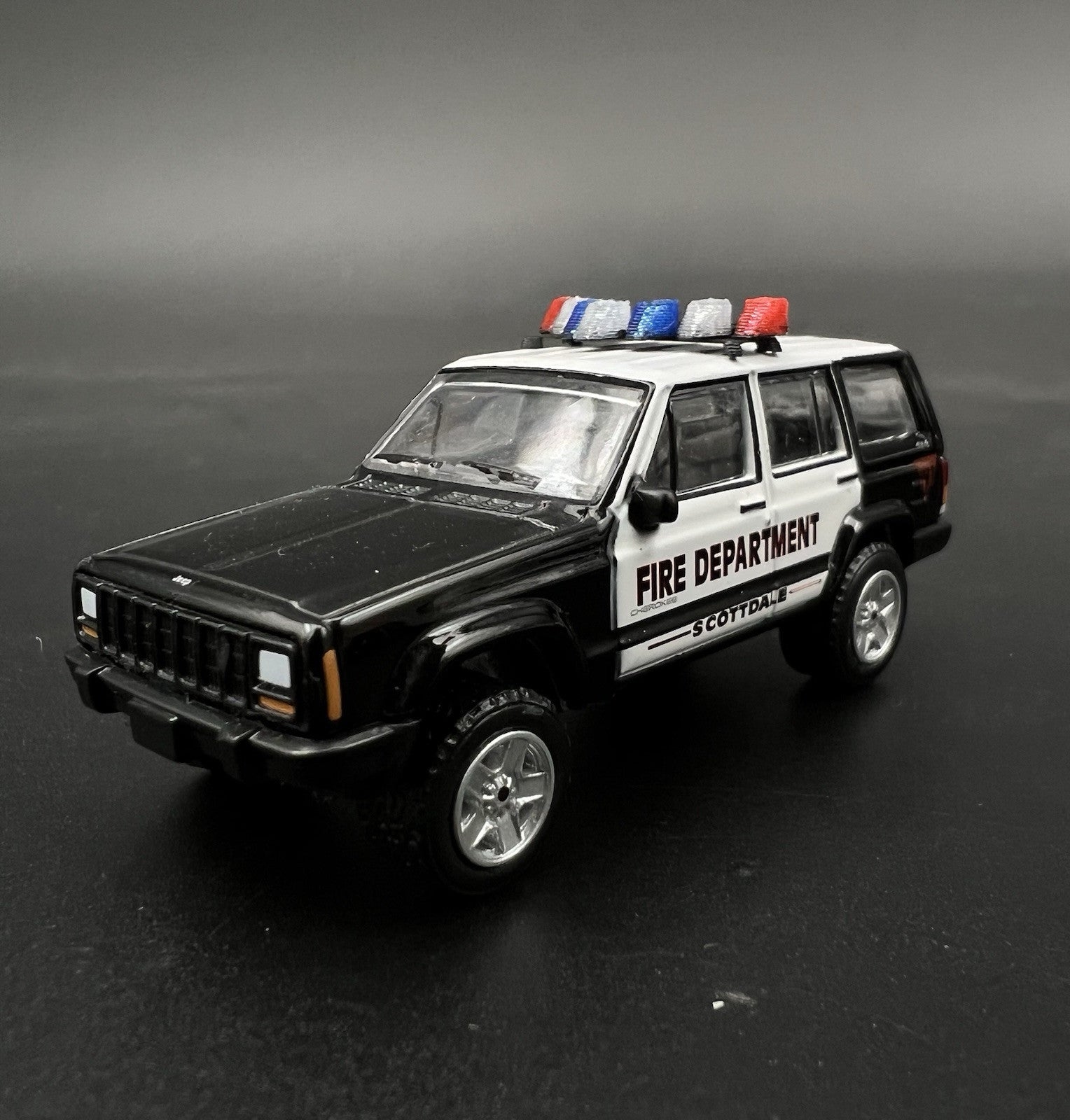 2 Pack 1/64 Blue Red Vector Vision Lightbar Las Vegas Metro Police LVMPD Style4