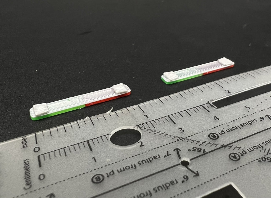 2 Pack 1/64 Whelen Long Green Red Lightbar Code 3 Chicago Fire Engine DCP Truck4