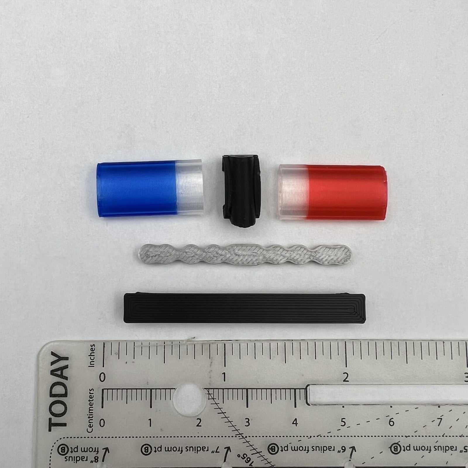 1/24 25 LED Ready Jetsonic Lightbar Blue Clear Red Sheriff Highway Patrol Police1