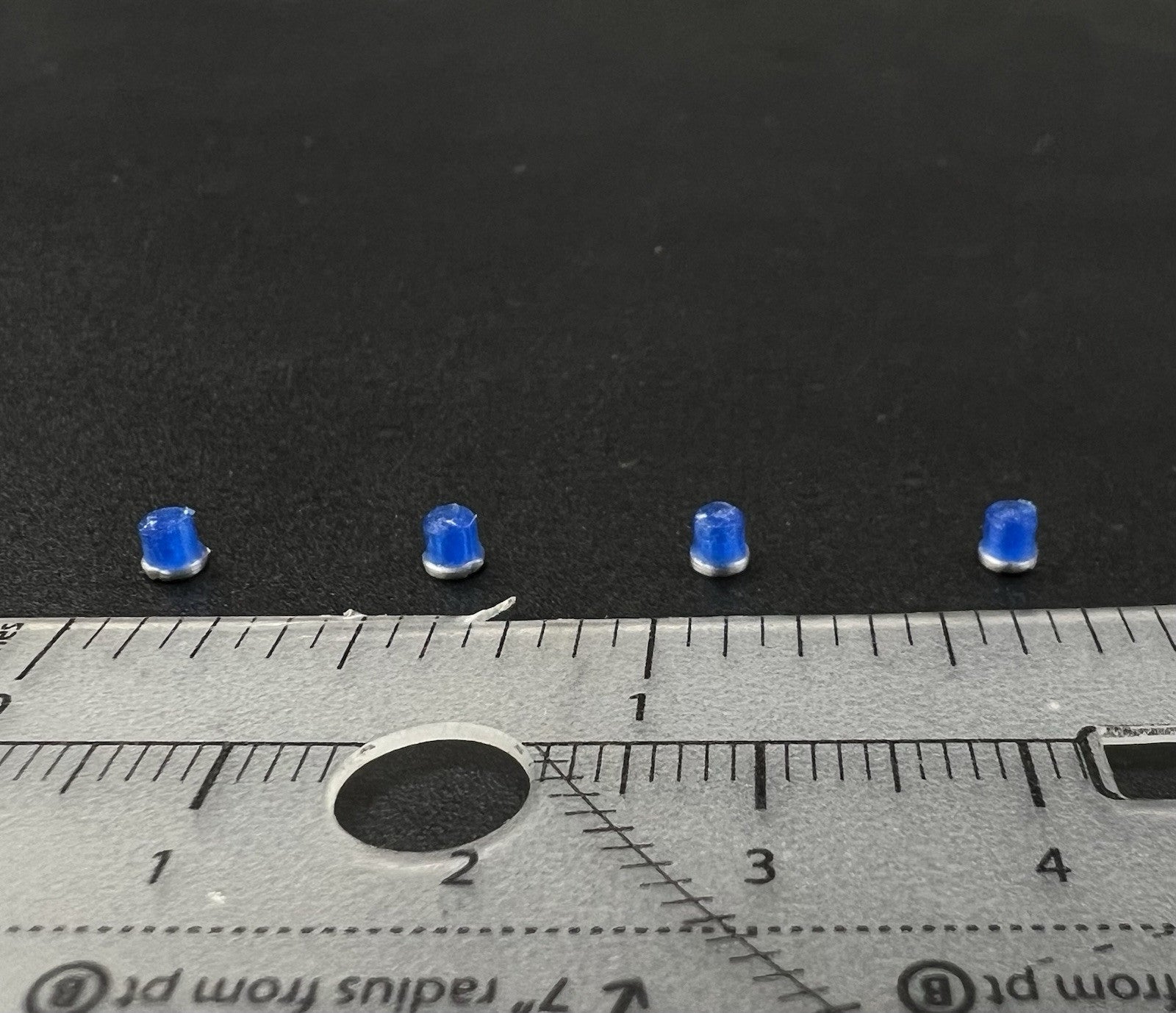 4 Pack 1/87 Vintage Blue Beacon Lightbar Florida Georgia Police Highway Patrol2