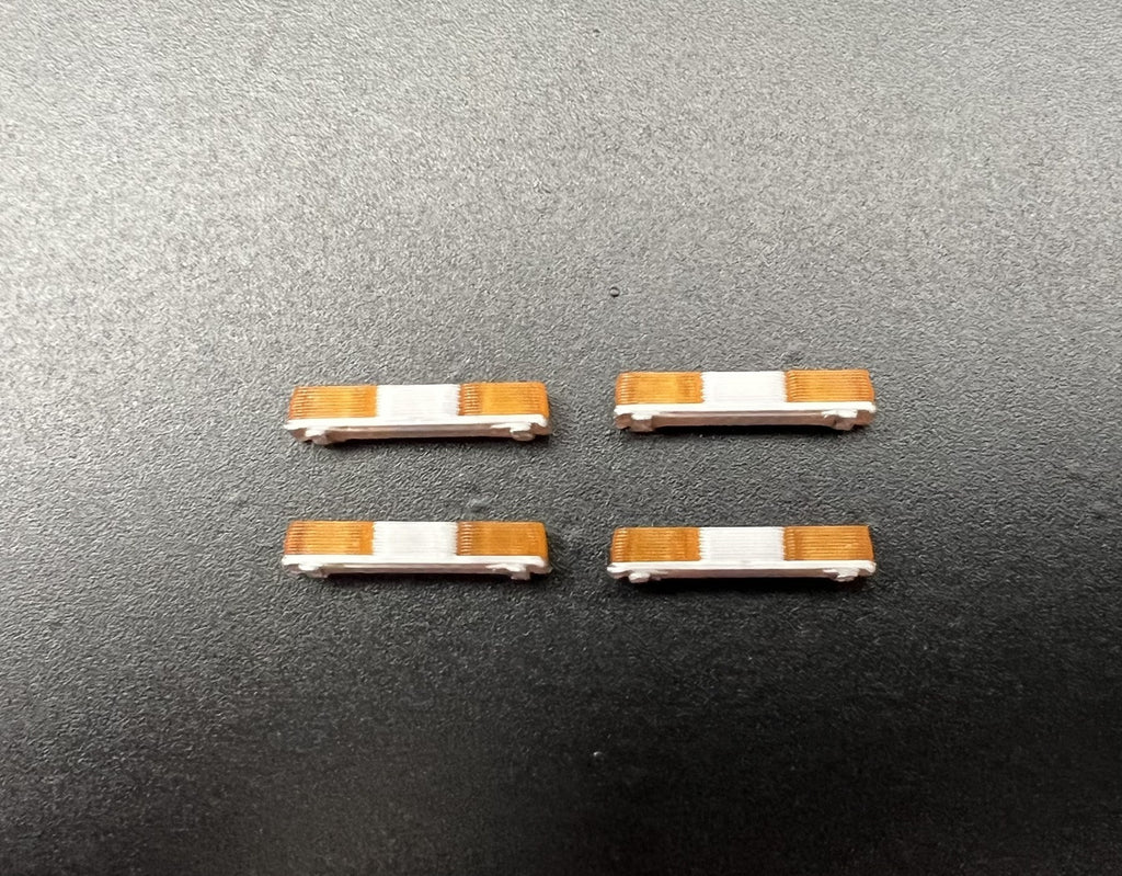 4 Pack 1/87 HO Amber Twinsonic Lightbar Work Truck Tow Security Construction1