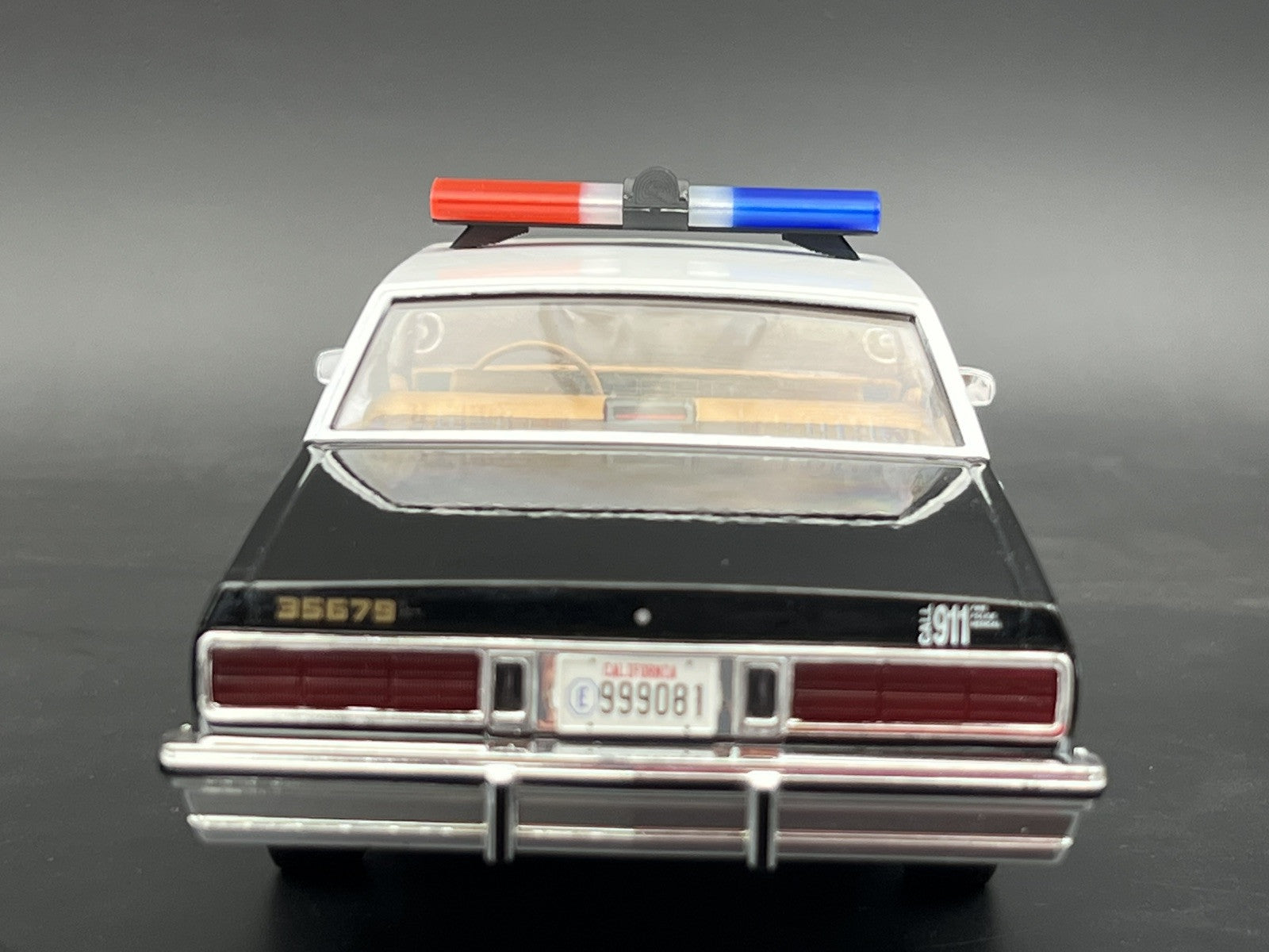 1/18 LED Ready Jetsonic Lightbar Blue Clear Red Police Sheriff Highway Patrol9