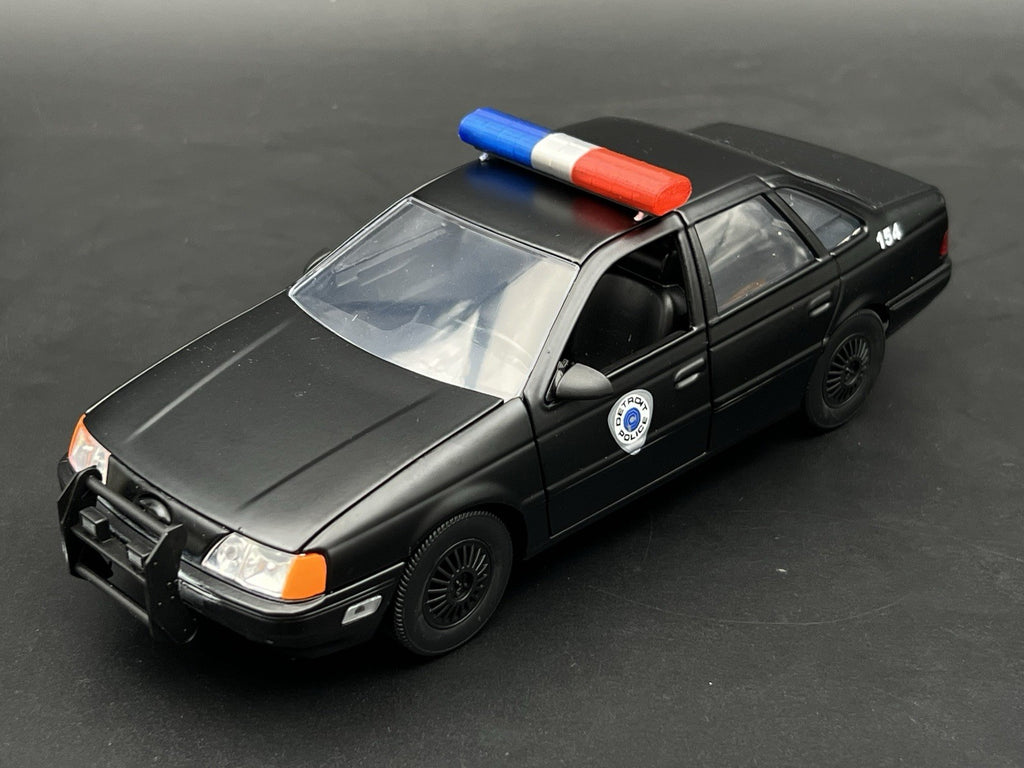 1/24 25 AeroDynic Lightbar Dukes Of Hazzard Sheriff Blue Red Police CHP LAPD4