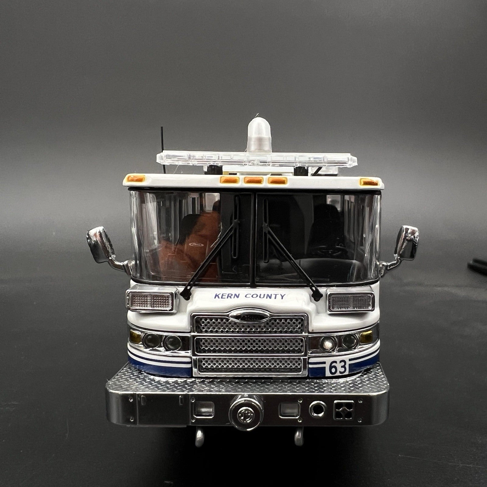4 Pack 1/50 Vintage Clear Beacon Ray Lightbar Police Sheriff State Patrol Fire5