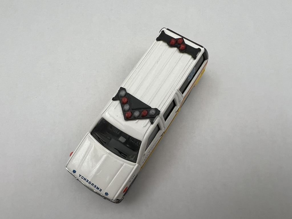 2 Pack 1/64 NYPD Red Federal Signal Vision SLR Lightbar Greenlight Police Car4