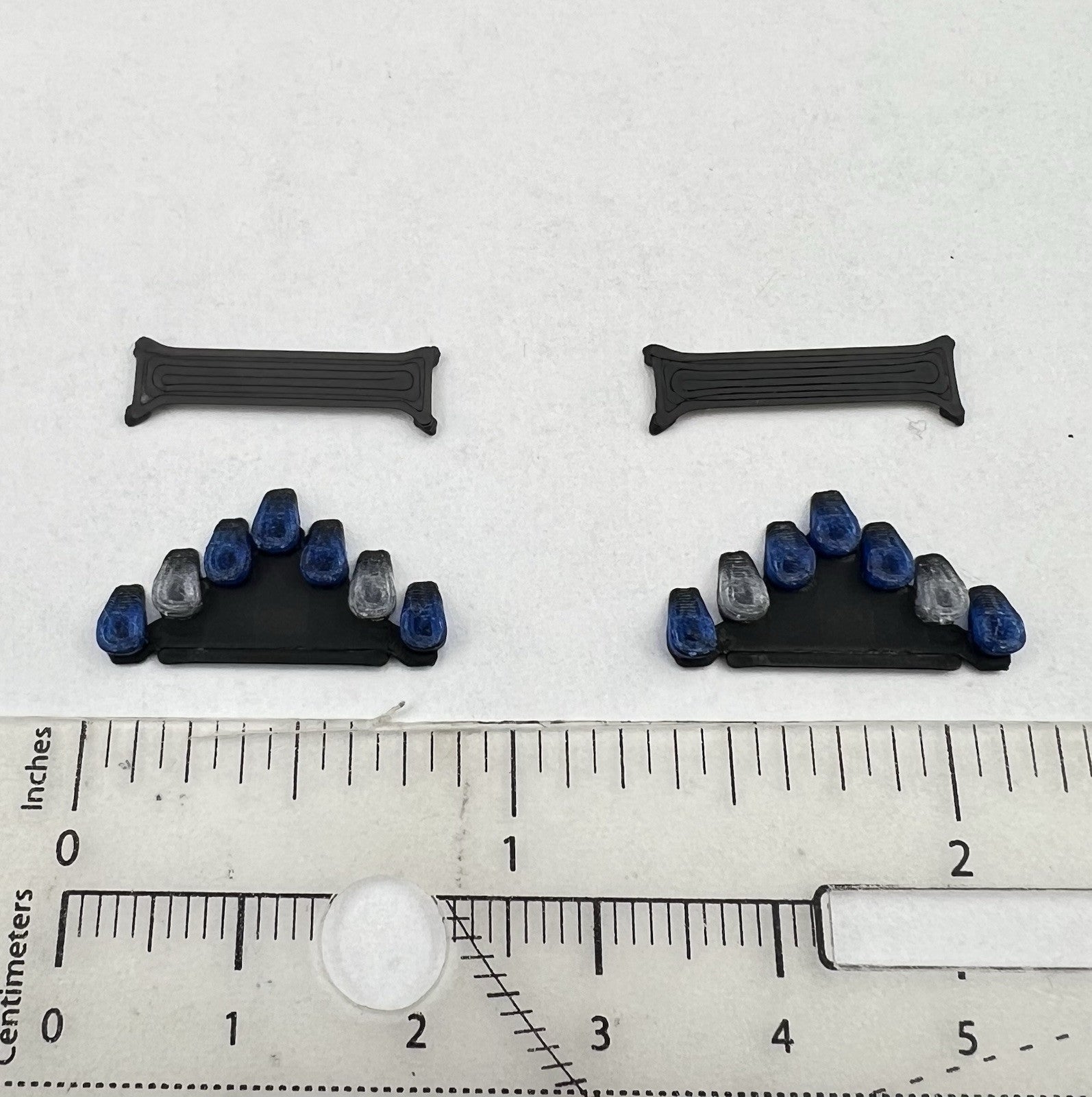 2 Pack 1/64 Blue Vector Vision Lightbar FHP Florida Highway Patrol State Police1