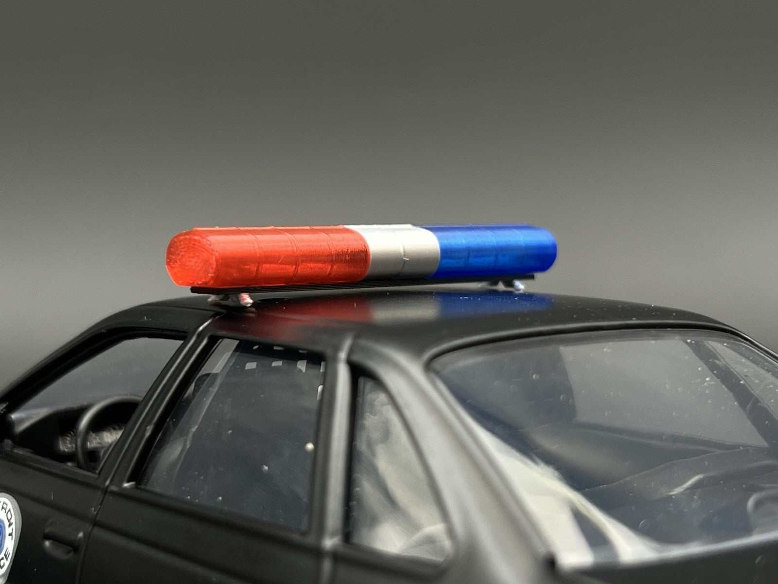 1/24 25 AeroDynic Lightbar Dukes Of Hazzard Sheriff Blue Red Police CHP LAPD3