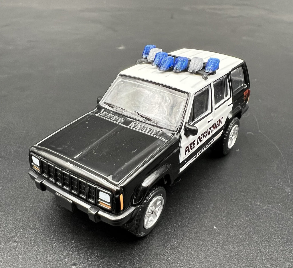 2 Pack 1/64 Blue Vector Vision Lightbar FHP Florida Highway Patrol State Police4