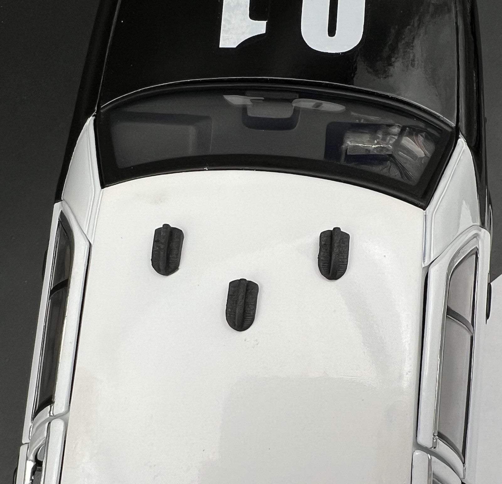 3-Pack 1/24 25 Scale Model Shark Fin Antenna LAPD Style Los Angeles Police 24312