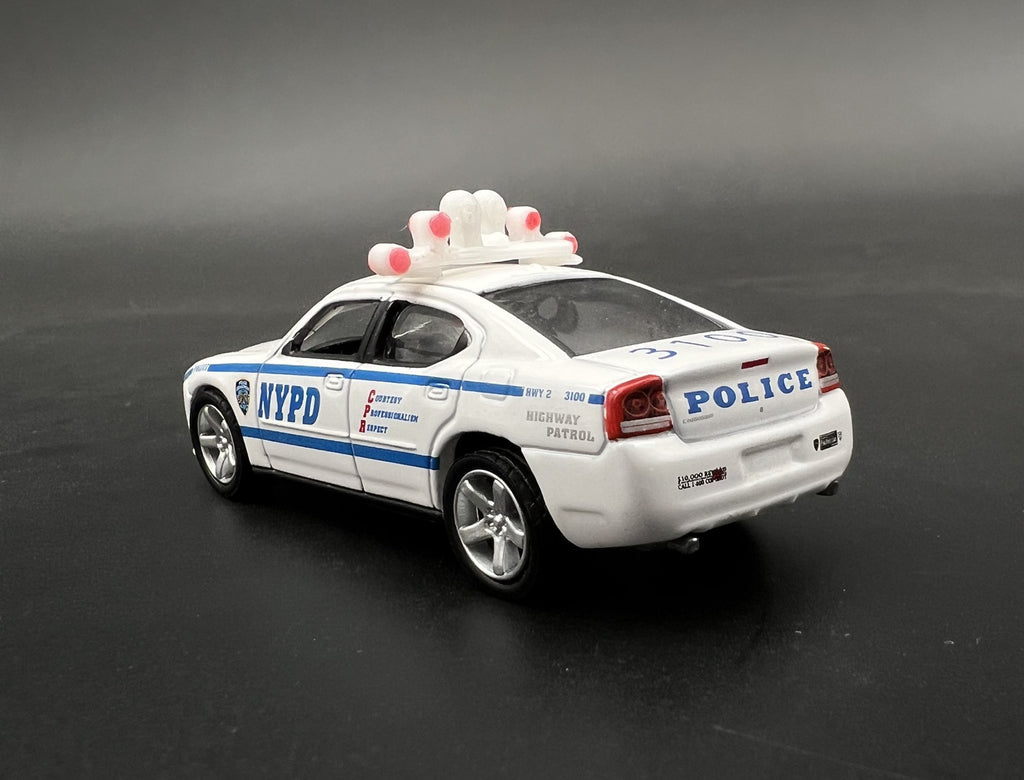 1/64 NYPD Highway Patrol (Down) Vintage High Riser Lightbar New York Police7