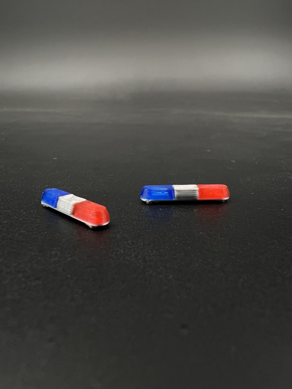 2 Pack 1/64 80H 90H 8000 Lightbar Blue Red Fire EMS Police Sheriff Car Truck8