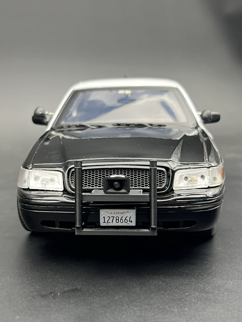 2-pack 1/64 Scale CHP Push Bumper Crown Vic California Highway Patrol 64559