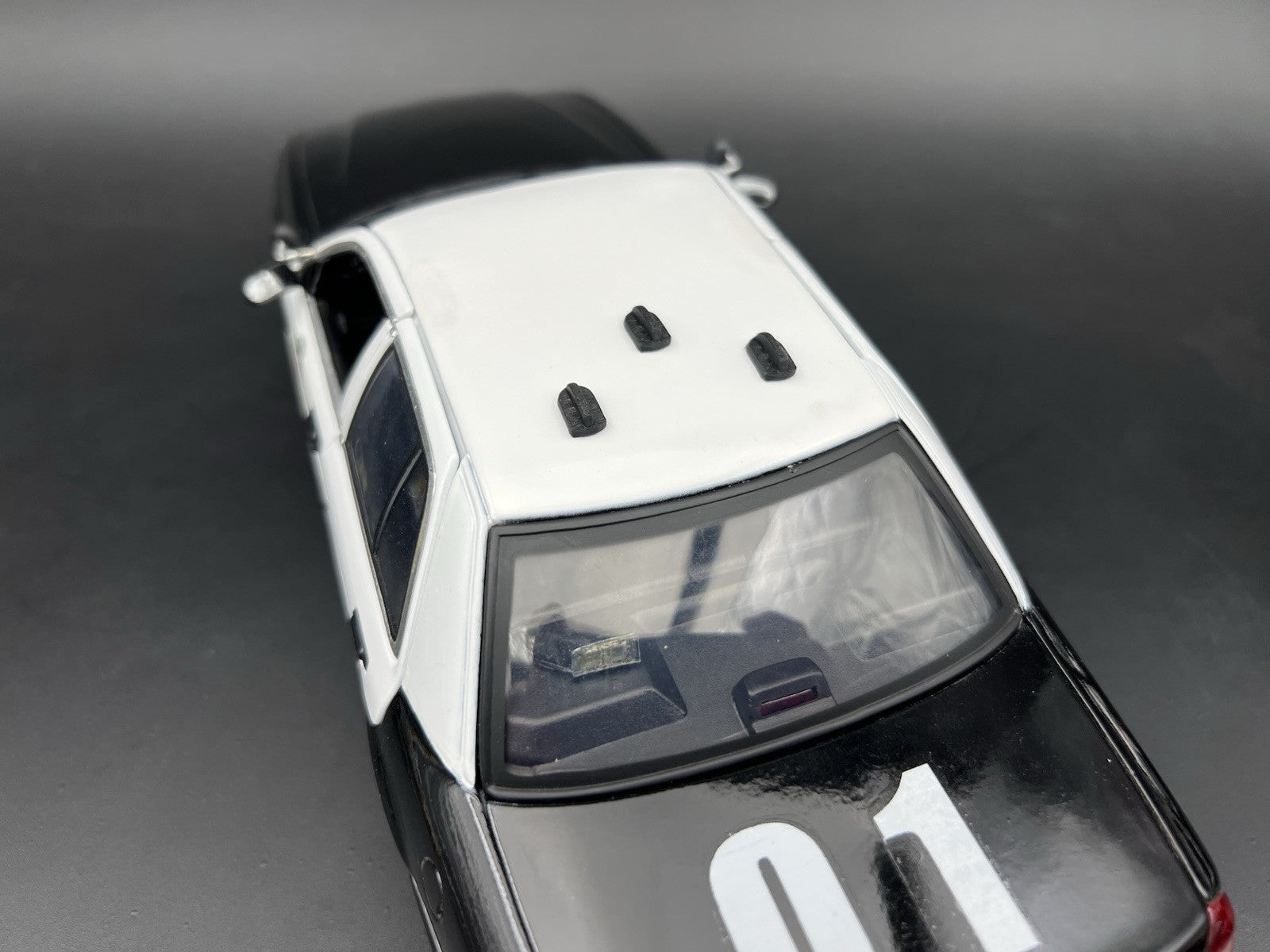 3-Pack 1/24 25 Scale Model Shark Fin Antenna LAPD Style Los Angeles Police 24315