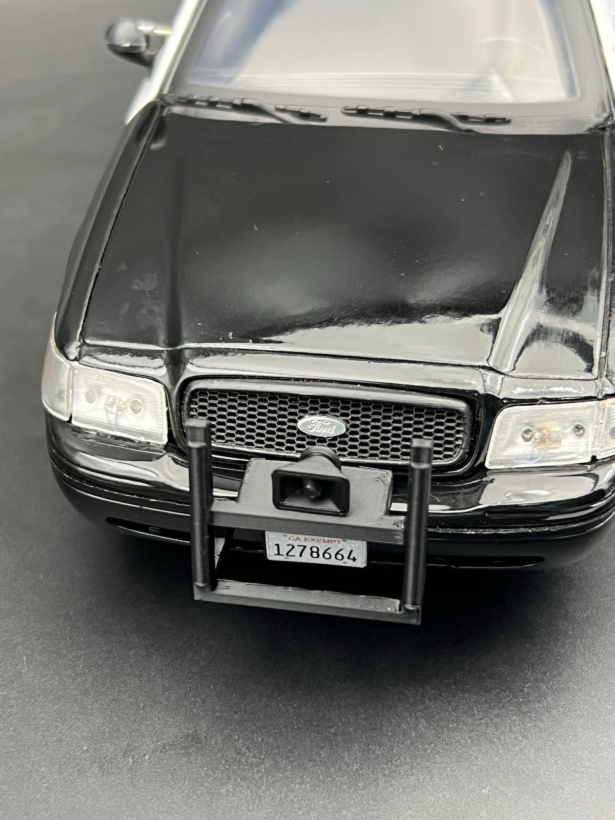 2-pack 1/64 Scale CHP Push Bumper Crown Vic California Highway Patrol 64558