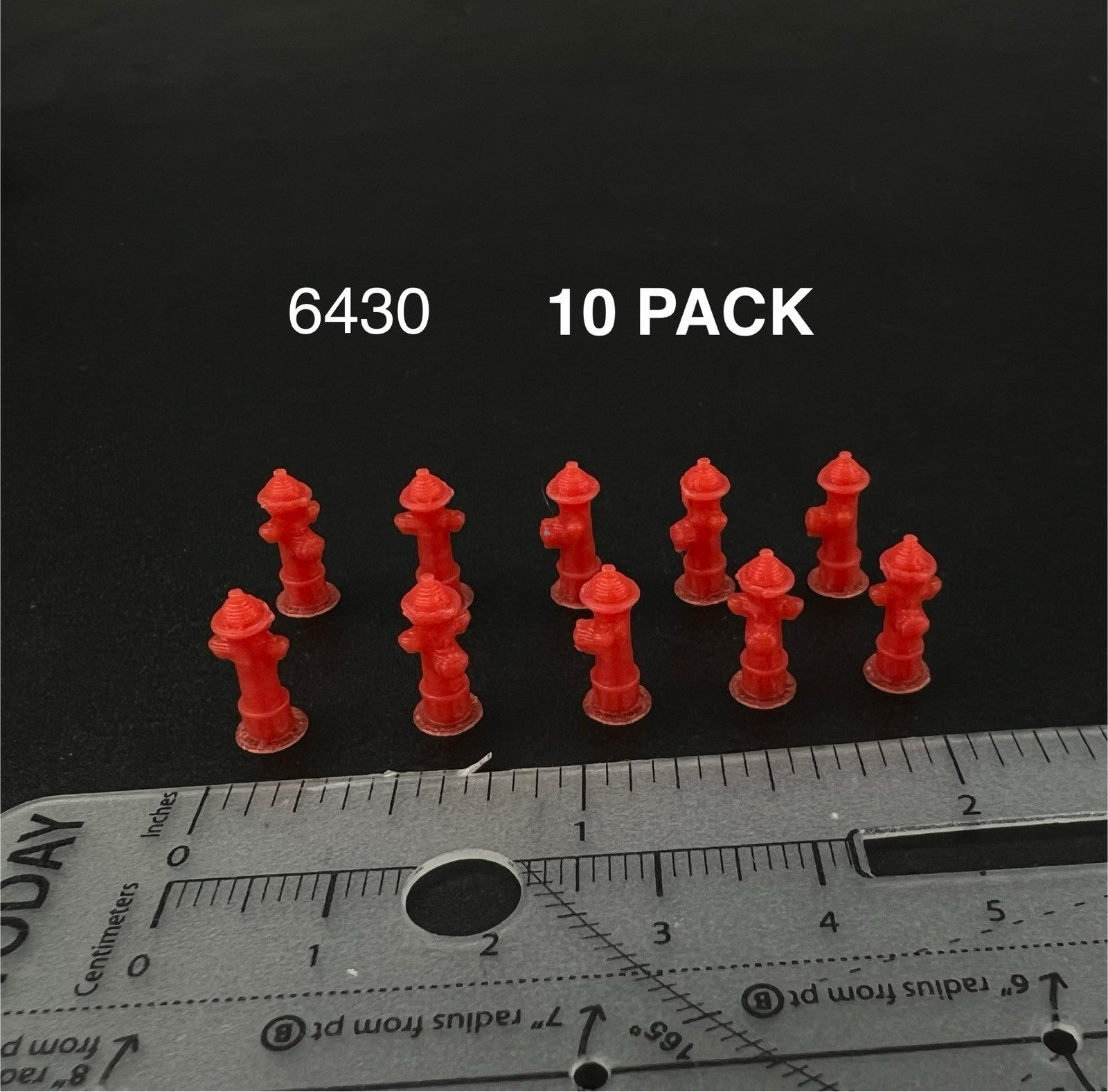 10 Pack 1/64 Fire Hydrant Diorama Truck Engine Ambulance EMS0