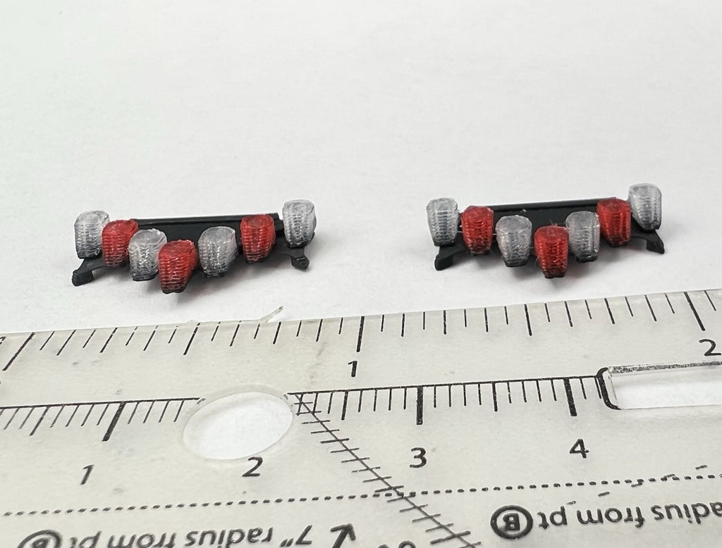 2 Pack 1/64 Red Vector Vision Lightbar Post 2008 NYPD New York Police Sheriff2