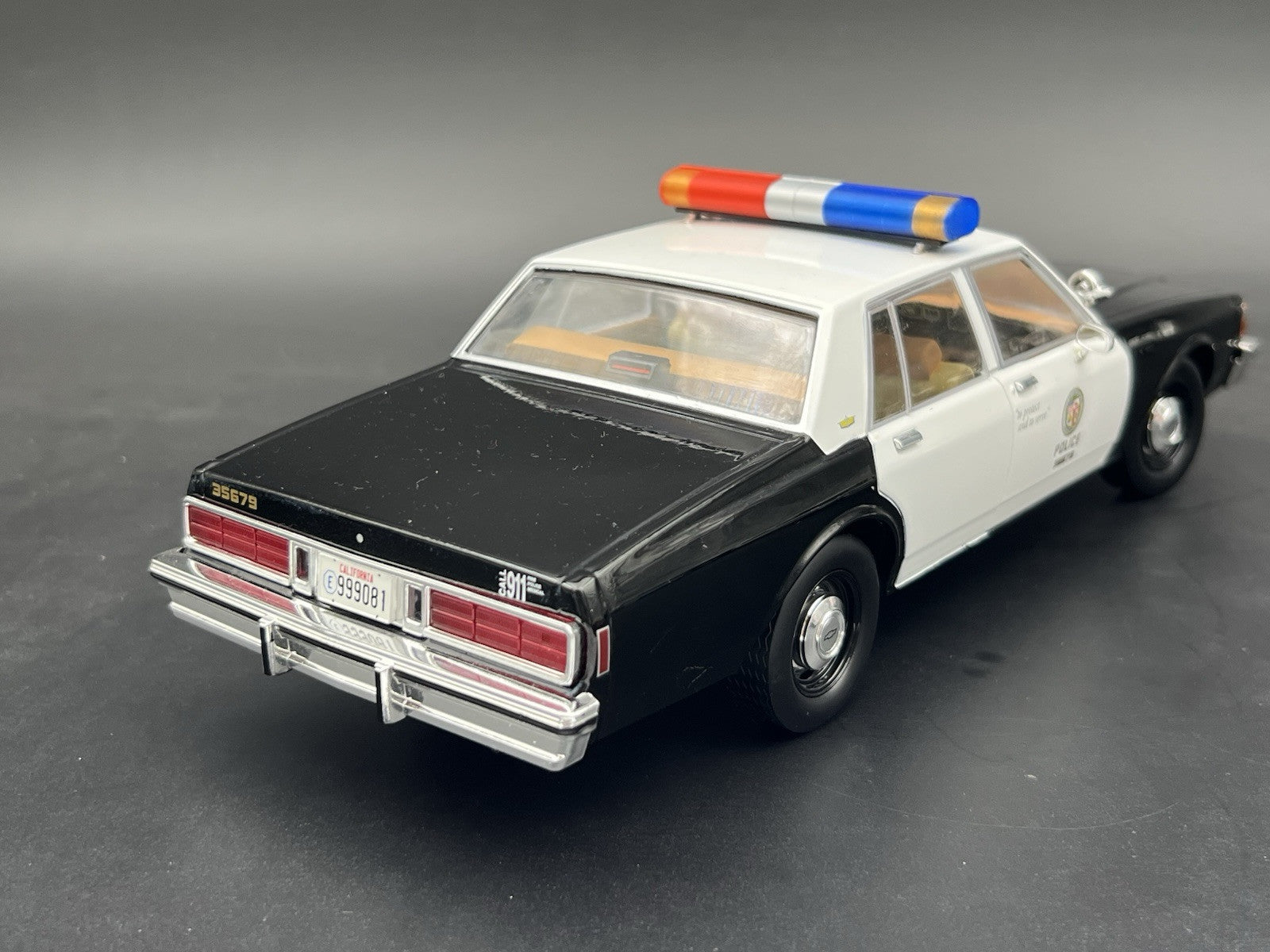1/18 LED Ready AeroDynic Lightbar Cannonball Run Sheriff Blue Red Police CHP6