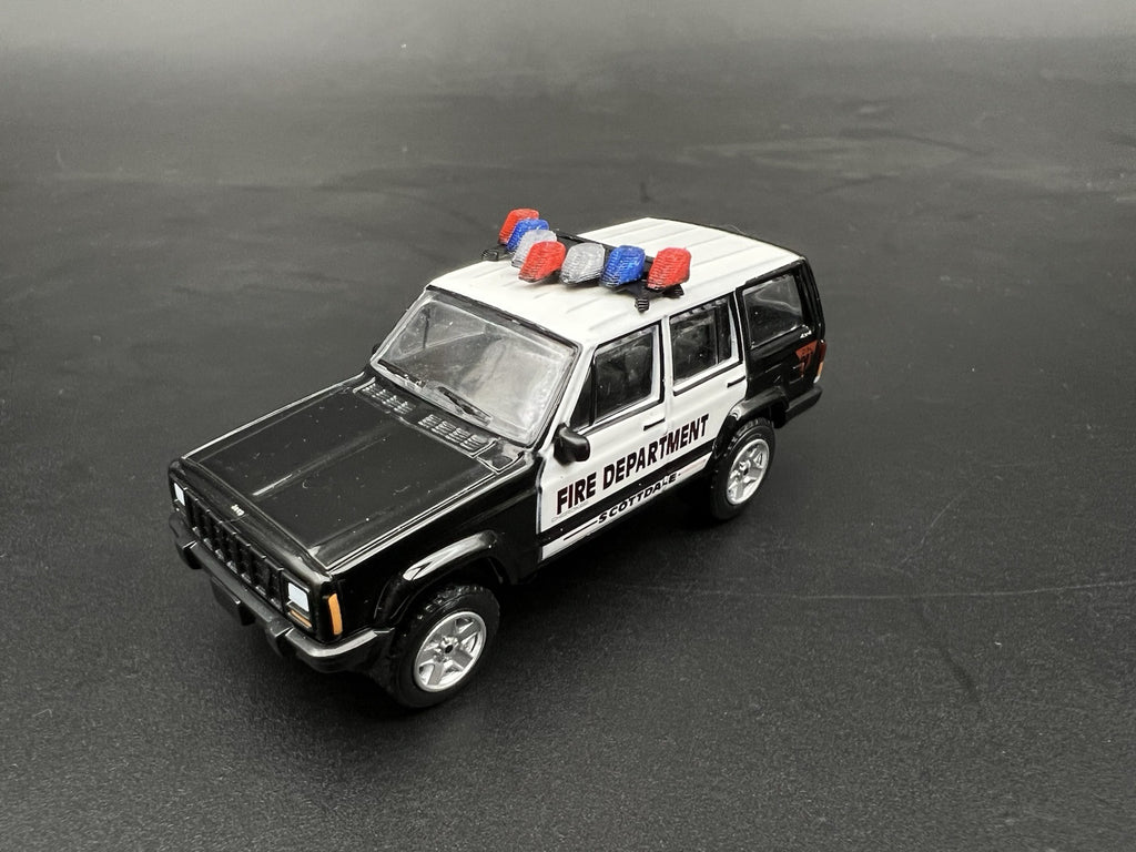 2-Pack 1/64 Scale Blue Red Vector Lightbar California Highway Patrol 6413 CHP10