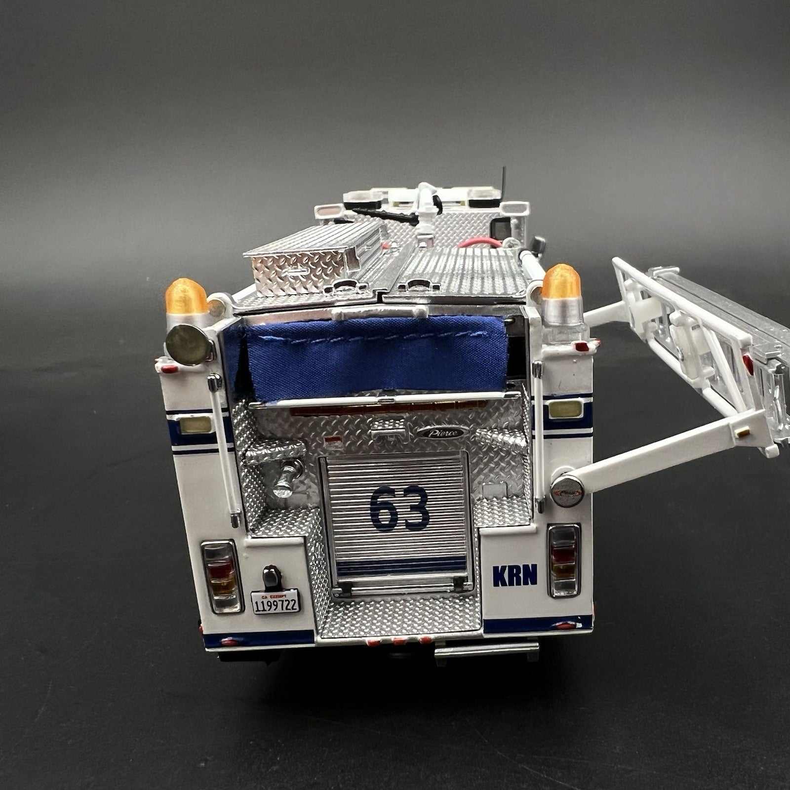 4 Pack 1/50 Vintage Amber Yellow Beacon Ray Lightbar Construction Tow Work Truck5