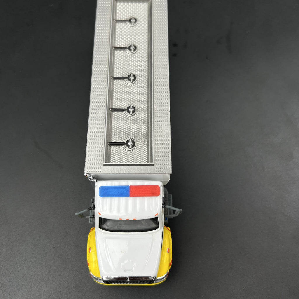 2 Pack 1/64 Whelen Long Blue Red Lightbar Code 3 Fire DCP Tow Truck Trailers3