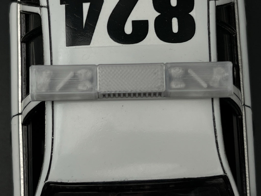 1/24 25 Clear Federal Signal Twinsonic Lightbar Police Sheriff Highway Patrol2