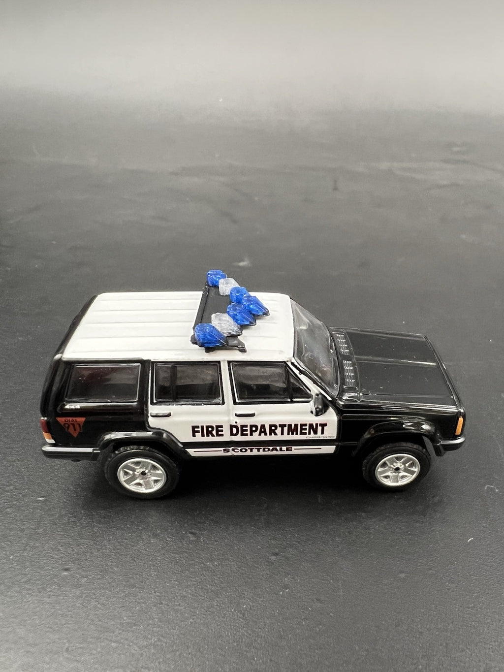 2 Pack 1/64 Blue Vector Vision Lightbar FHP Florida Highway Patrol State Police7